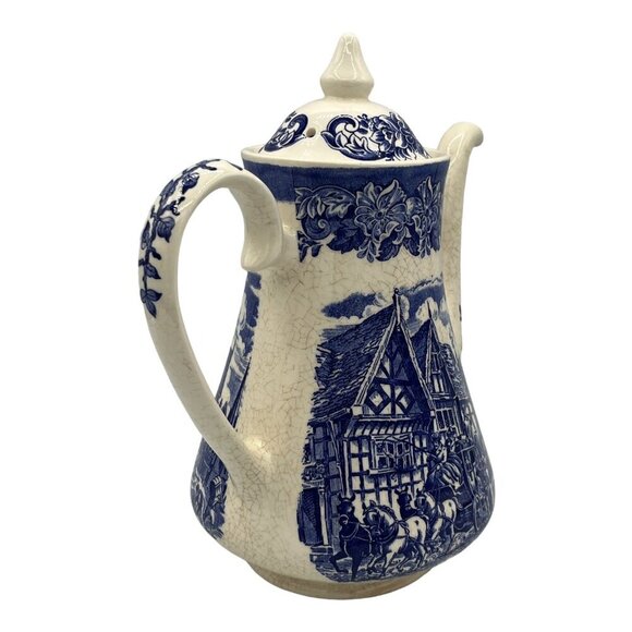 Coffeepot English Ironstone Tableware Dickens Series - Picture 5 of 16